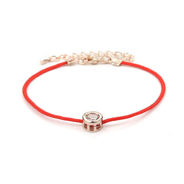 Best Selling Thin Red Thread Evil Eye Charms Bracelet String Rope Braided Bangles Bracelets For Women Men Adjustable Length