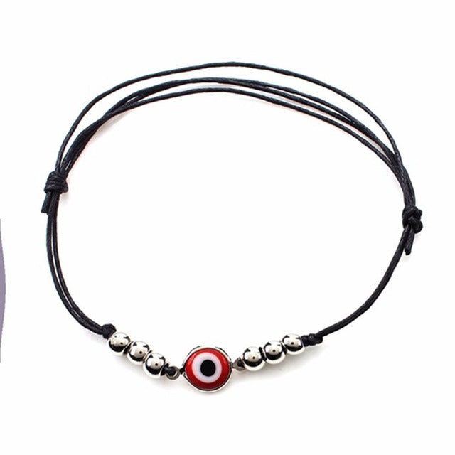 Best Selling Thin Red Thread Evil Eye Charms Bracelet String Rope Braided Bangles Bracelets For Women Men Adjustable Length