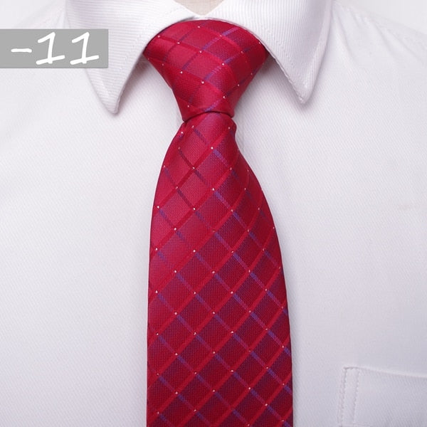 classic men business formal wedding tie 8cm stripe neck tie fashion shirt dress accessories