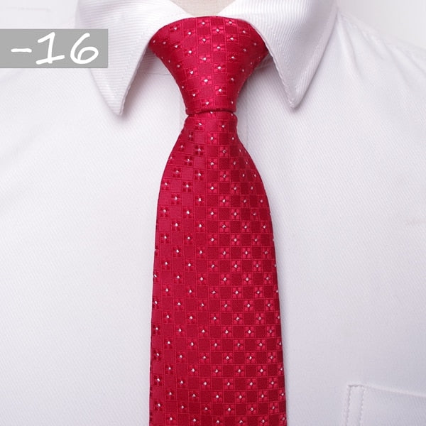 classic men business formal wedding tie 8cm stripe neck tie fashion shirt dress accessories