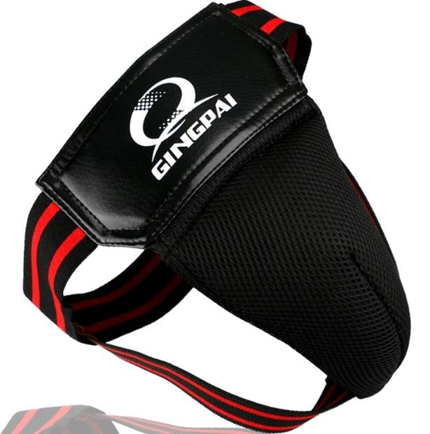 Hot Wholesale Adult Male Sanda Crotch Guard Protector Taekwondo MMA Groin Protector Kick Boxing Protection Guard Men Jockstrap