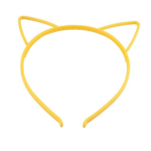 kids black cat ears head bands fashion Lady Girl Hairband Sexy Self Headband Baby birthday party Hair Accessories for Women hoop