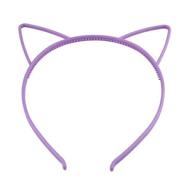 kids black cat ears head bands fashion Lady Girl Hairband Sexy Self Headband Baby birthday party Hair Accessories for Women hoop
