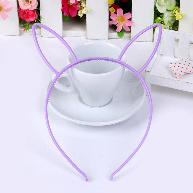 kids black cat ears head bands fashion Lady Girl Hairband Sexy Self Headband Baby birthday party Hair Accessories for Women hoop