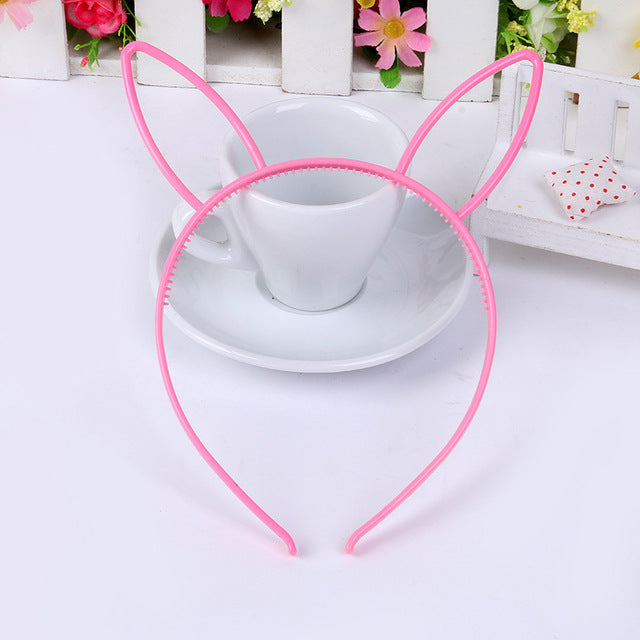 kids black cat ears head bands fashion Lady Girl Hairband Sexy Self Headband Baby birthday party Hair Accessories for Women hoop