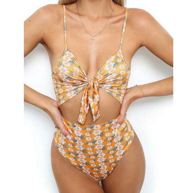 Front Cross Hollow One Piece Women 2018 Summer Fitness Bodycon Strap Rompers Women Bodysuit Bandage Sexy Beach Wear