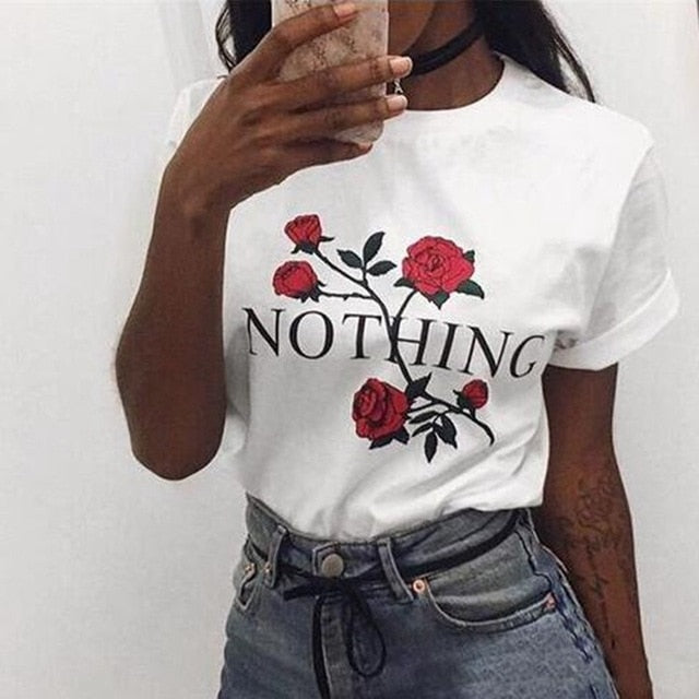 Soatrld Humor Tea Print T Shirt For Women Clothing 2018 Summer Funny Female  T shirts Harajuku Tee Tumblr Hipster Ladies T-shirt