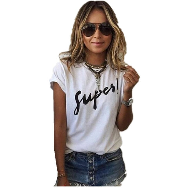 Soatrld Humor Tea Print T Shirt For Women Clothing 2018 Summer Funny Female  T shirts Harajuku Tee Tumblr Hipster Ladies T-shirt