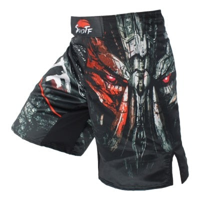 Men's Brazil Boxing Shorts Printing MMA Shorts Fight Grappling Short Polyester Kick Gel bjj crossfit Shorts MMA Boxe