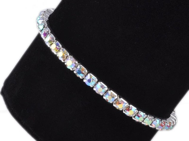 imixlot imixlot Hot Fashion 4/5/8 Rows Crystal Rhinestone Wedding Bridal Bracelet Bangle Bling Wristband Women Jewelry Free SHip