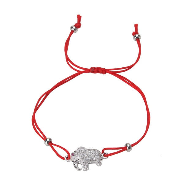 Alloy Zircon Evil Eye Angel Wings Anchor  Arrow Nameplate Charms Men Women Bracelets Red Rope Strings Thread Braid Charm Lucky B