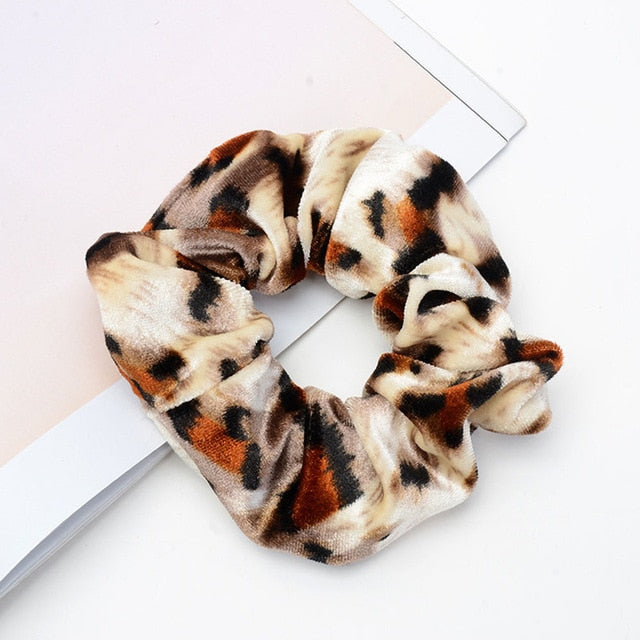 Leopard Women Hair Accesorios Ladies Hair Tie Striped Lady Scrunchies Ponytail Hair Female Girl Holder Rope Hair Accessories