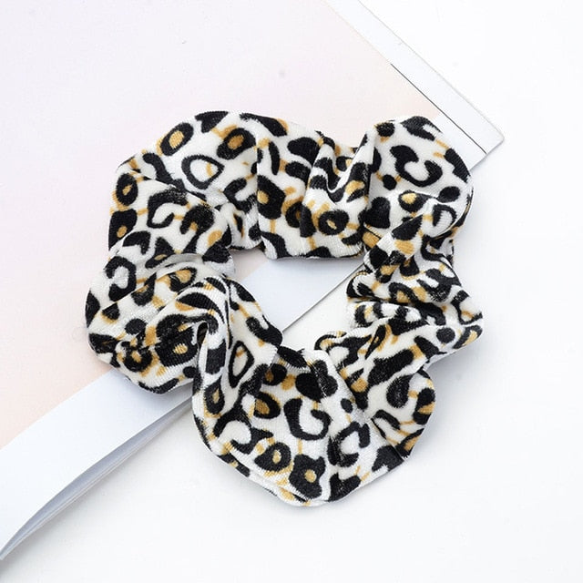 Leopard Women Hair Accesorios Ladies Hair Tie Striped Lady Scrunchies Ponytail Hair Female Girl Holder Rope Hair Accessories