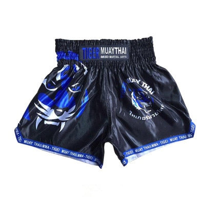 WYOTURN Men Kick Boxing Shorts MMA Sublimated Print Trunks Fitness Shorts Kickboxing Muay Thai Gym Trunk Pantalones Boxeo Short