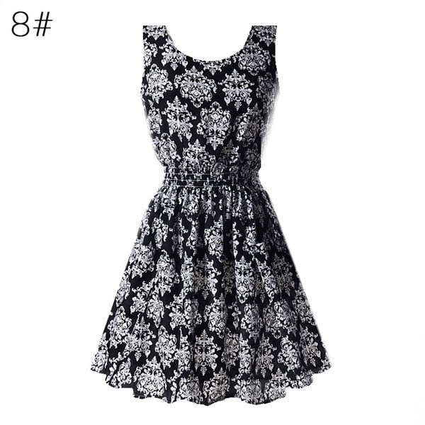 Casual Summer Chiffon Dress Women Clothes 2019 Sexy Floral Short Beach Dresses Korean Elegant Vestido De Festa Verano Robe Femme