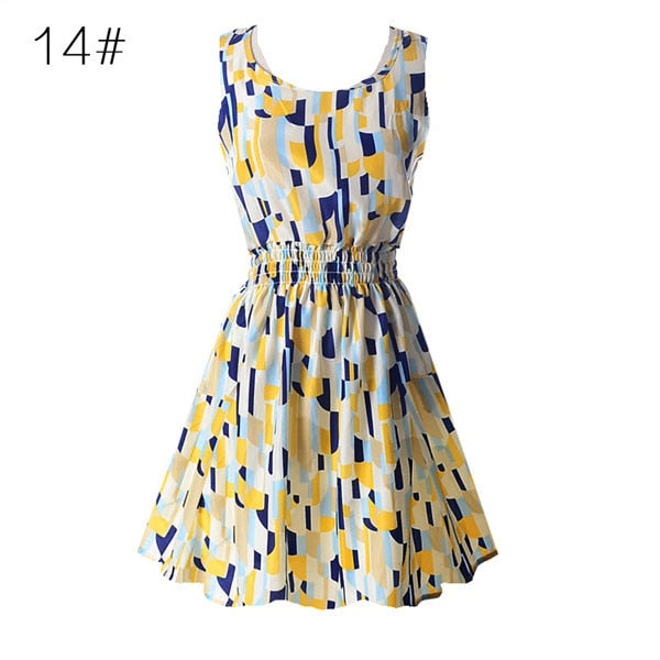 Casual Summer Chiffon Dress Women Clothes 2019 Sexy Floral Short Beach Dresses Korean Elegant Vestido De Festa Verano Robe Femme