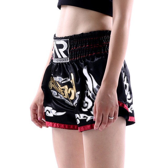 Men Women Kick Boxing Children MMa Muay Thai Shorts Boys Girls Kickboks Fight Grappling Trunks Kids Fitness Gym Kickboxing Pants