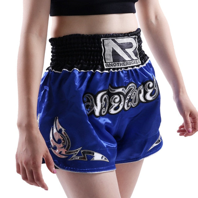 Men Women Kick Boxing Children MMa Muay Thai Shorts Boys Girls Kickboks Fight Grappling Trunks Kids Fitness Gym Kickboxing Pants