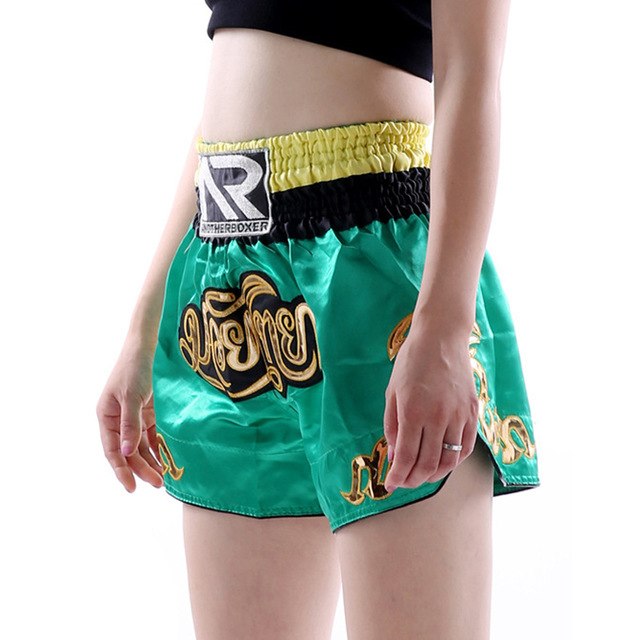 Men Women Kick Boxing Children MMa Muay Thai Shorts Boys Girls Kickboks Fight Grappling Trunks Kids Fitness Gym Kickboxing Pants