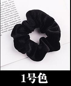 Free shipping NEW Fashion women velvet solid Hair bands cute hair scrunchies girl's korea hair Tie Accessories Ponytail Holder