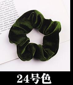Free shipping NEW Fashion women velvet solid Hair bands cute hair scrunchies girl's korea hair Tie Accessories Ponytail Holder