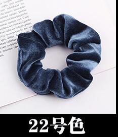 Free shipping NEW Fashion women velvet solid Hair bands cute hair scrunchies girl's korea hair Tie Accessories Ponytail Holder