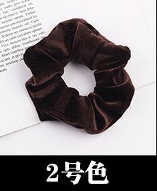 Free shipping NEW Fashion women velvet solid Hair bands cute hair scrunchies girl's korea hair Tie Accessories Ponytail Holder