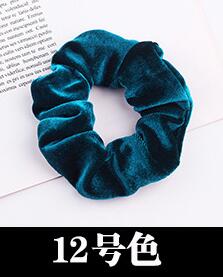 Free shipping NEW Fashion women velvet solid Hair bands cute hair scrunchies girl's korea hair Tie Accessories Ponytail Holder