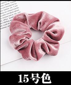 Free shipping NEW Fashion women velvet solid Hair bands cute hair scrunchies girl's korea hair Tie Accessories Ponytail Holder
