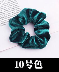 Free shipping NEW Fashion women velvet solid Hair bands cute hair scrunchies girl's korea hair Tie Accessories Ponytail Holder