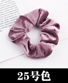 Free shipping NEW Fashion women velvet solid Hair bands cute hair scrunchies girl's korea hair Tie Accessories Ponytail Holder