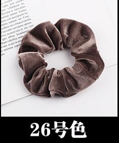 Free shipping NEW Fashion women velvet solid Hair bands cute hair scrunchies girl's korea hair Tie Accessories Ponytail Holder
