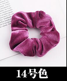 Free shipping NEW Fashion women velvet solid Hair bands cute hair scrunchies girl's korea hair Tie Accessories Ponytail Holder