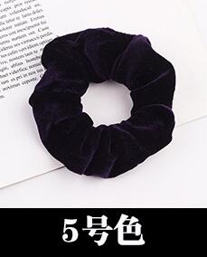 Free shipping NEW Fashion women velvet solid Hair bands cute hair scrunchies girl's korea hair Tie Accessories Ponytail Holder