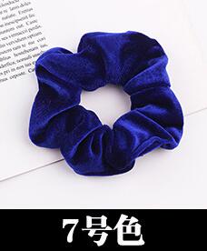 Free shipping NEW Fashion women velvet solid Hair bands cute hair scrunchies girl's korea hair Tie Accessories Ponytail Holder